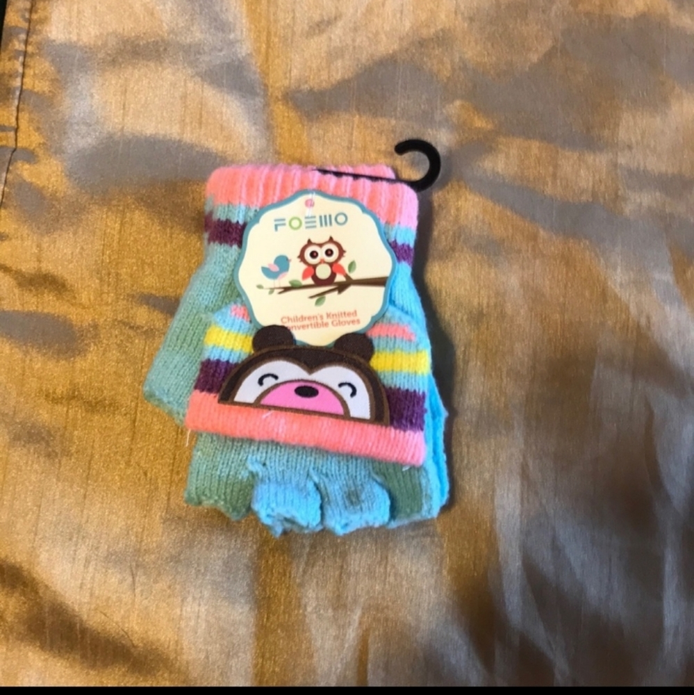 Cute Kids Mitten Gloves